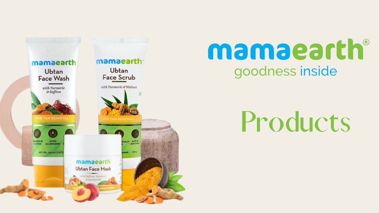 products of mamaearth