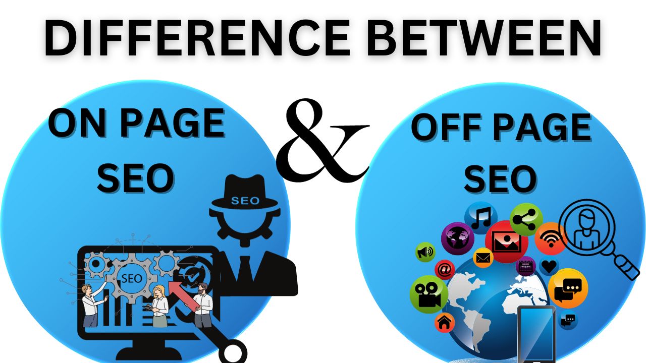 Difference between on-page and off page SEO