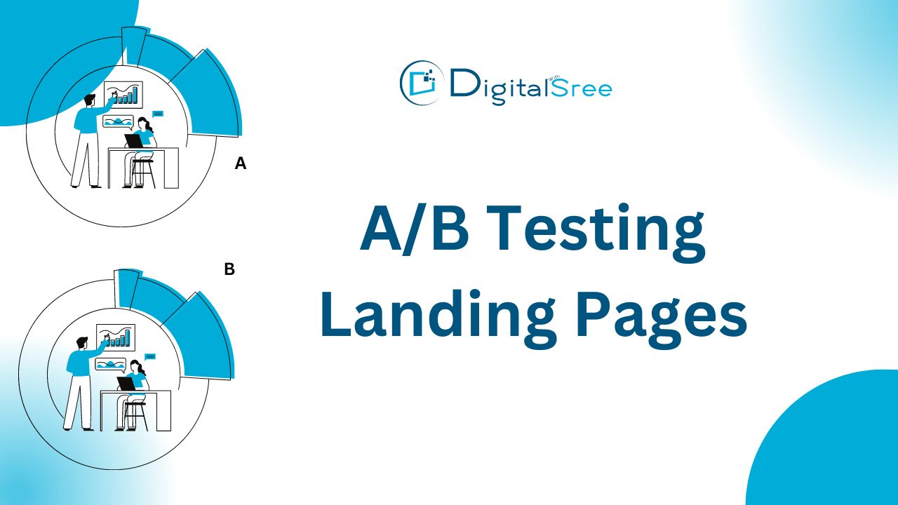 A/B testing landing pages