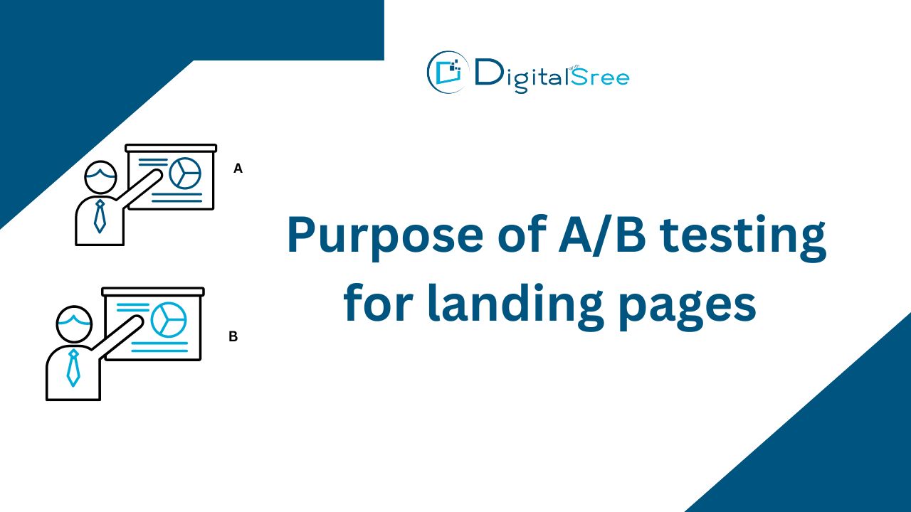 A/B  testing landing pages 