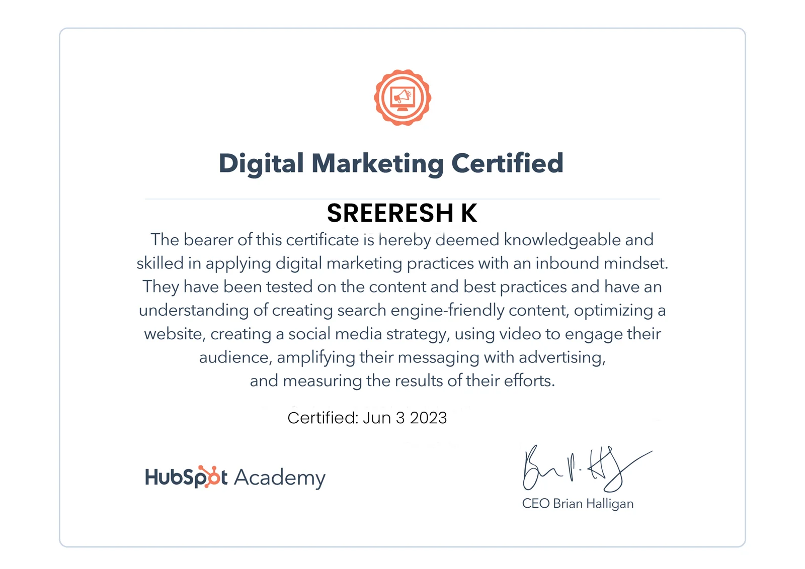 hubspot certified