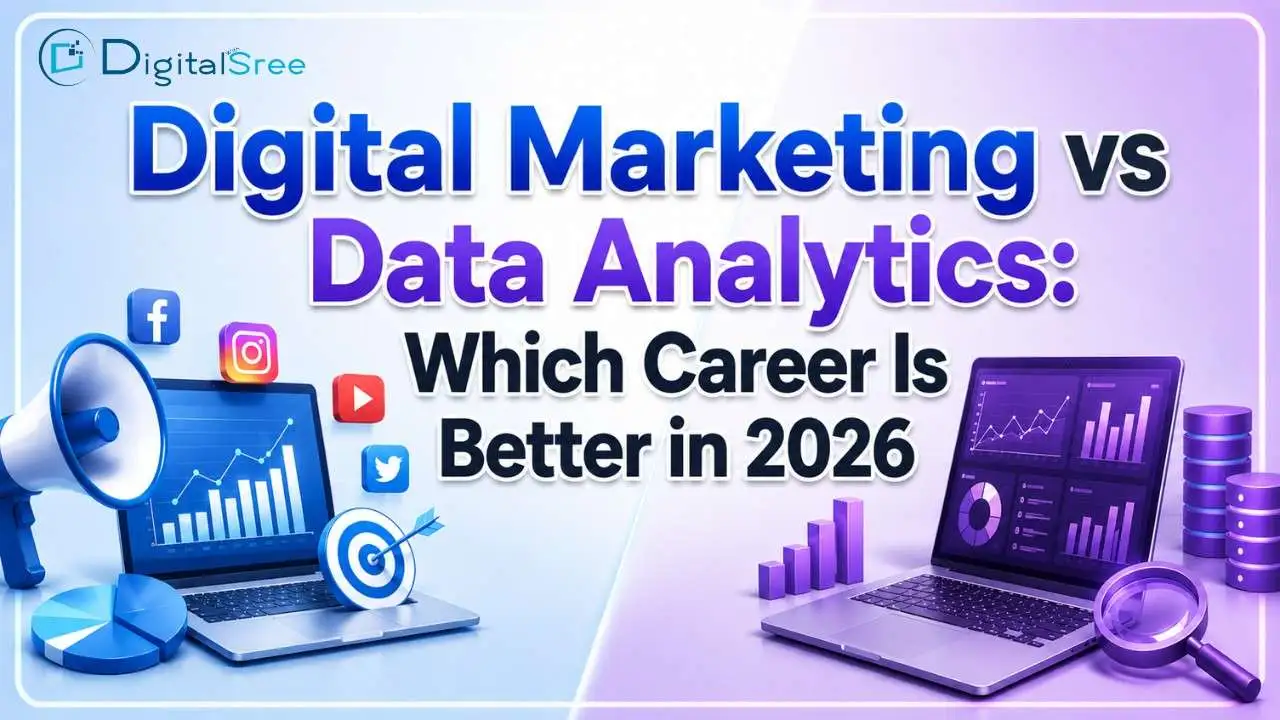 digital marketing vs data analytics 
